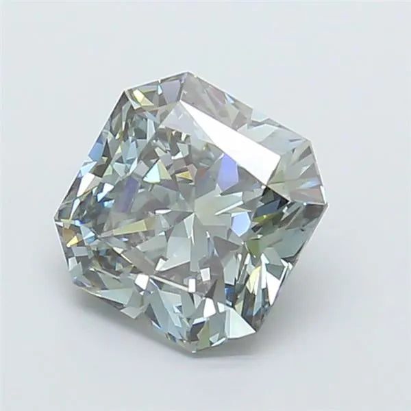 2.38ct Square radiant Lab Grown Diamond (Colour Fancy Gray Green, Clarity VS2, IGI Certified)