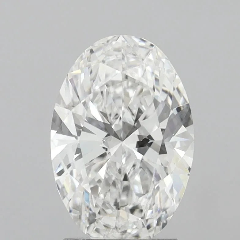 2.50ct Oval Lab Grown Diamond (Colour E, Clarity VS1, IGI Certified)