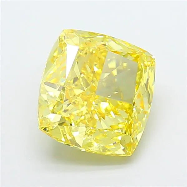  Vue du diamant de laboratoire jaune 2,67 carats Fancy Vivid Yellow VS1