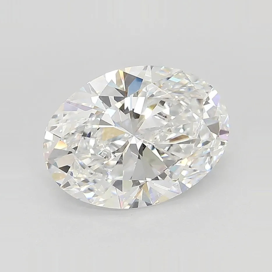 2.73ct Oval Lab Grown Diamond (Colour E, Clarity VVS2, IGI Certified)