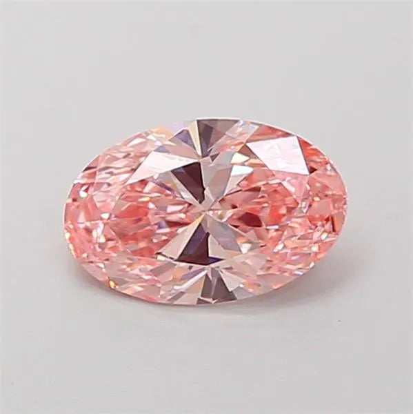 1.05ct Oval Lab Grown Diamond (Colour Fancy Intense Pink, Clarity VS1, IGI Certified)