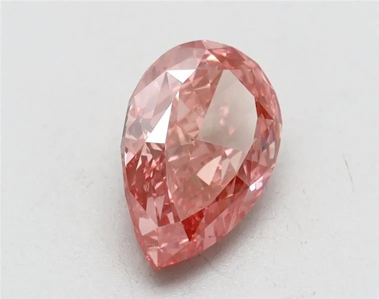 1.09ct Pear Lab Grown Diamond (Colour Fancy Vivid Pink, Clarity VVS2, IGI Certified)