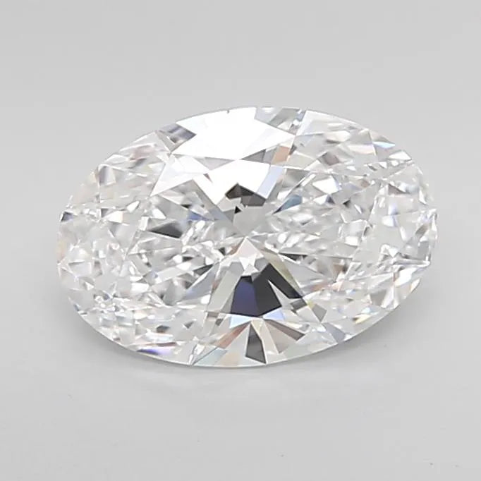 2.00ct Oval Lab Grown Diamond (Colour D, Clarity IF, Cut EX, IGI Certified)
