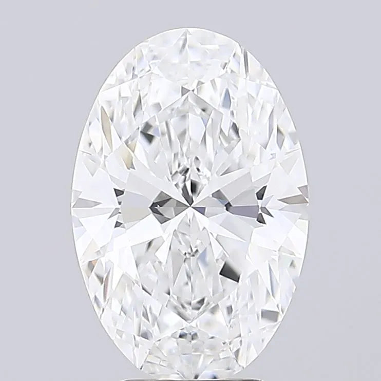 2.96ct Oval Lab Grown Diamond (Colour D, Clarity VVS1, IGI Certified)