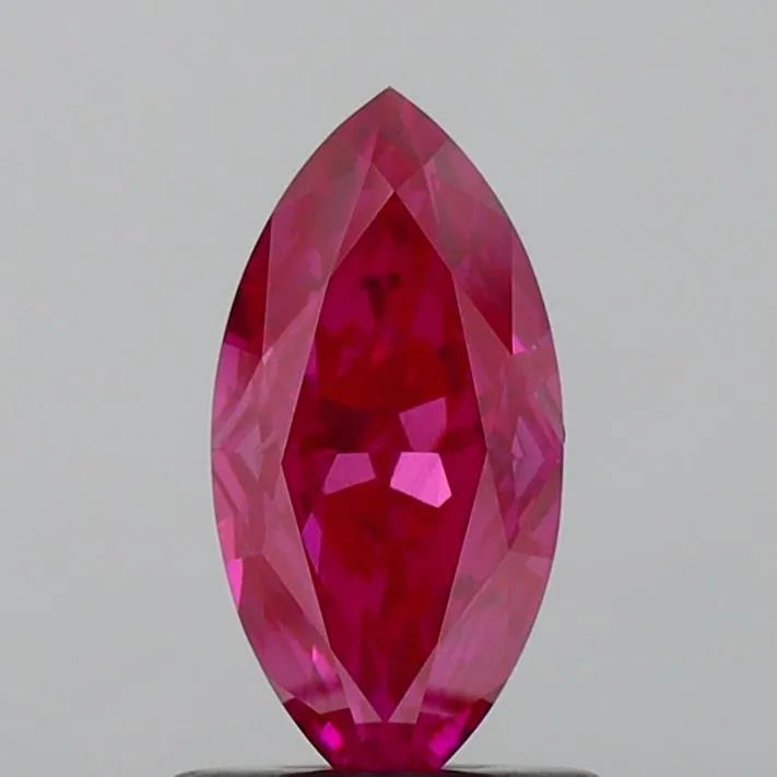 0.93ct Marquise Lab Grown Diamond (Colour Fancy Deep Pink, Clarity VS2, IGI Certified)