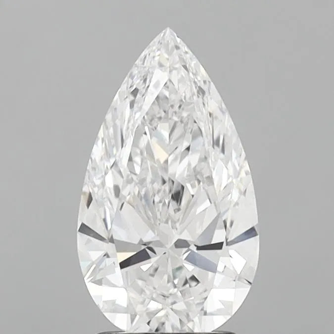 2.00ct Pear Lab Grown Diamond (Colour D, Clarity VVS2, IGI Certified)