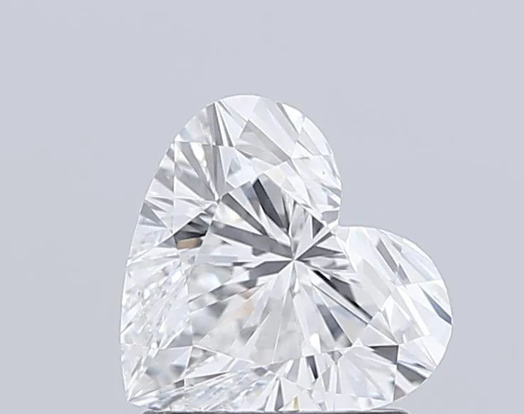 1.35ct Heart Lab Grown Diamond (Colour E, Clarity VVS2, IGI Certified)