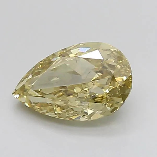 1.34ct Pear Lab Grown Diamond (Colour Fancy Yellow, Clarity VS1, Cut GD, IGI Certified)