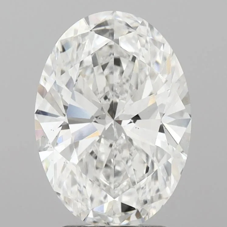 3.10ct Oval Lab Grown Diamond (Colour E, Clarity VS2, IGI Certified)