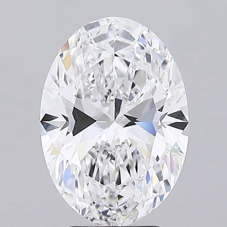 4.01ct Oval Lab Grown Diamond (Colour D, Clarity IF, IGI Certified)