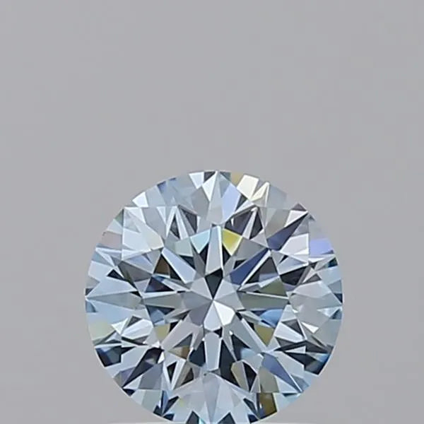 0.85ct Round Lab Grown Diamond (Colour Fancy Intense Blue, Clarity VS1, Cut ID, IGI Certified)