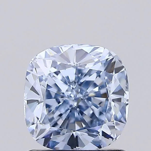 1.00ct Cushion modified Lab Grown Diamond (Colour Fancy Blue, Clarity VS1, IGI Certified)