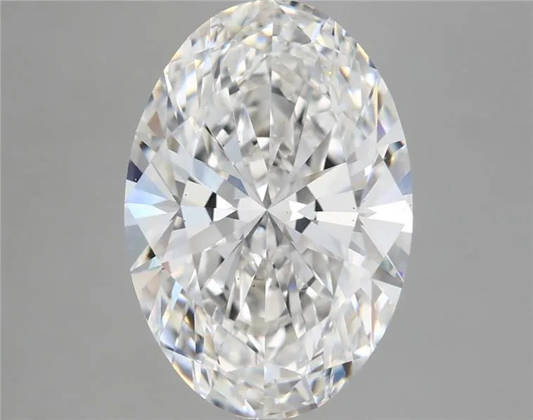 5.57ct Oval Lab Grown Diamond (Colour F, Clarity VS2, IGI Certified)