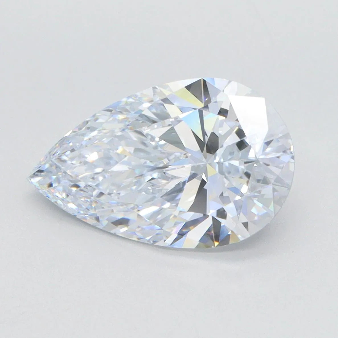 3.00ct Pear Lab Grown Diamond (Colour G, Clarity IF, IGI Certified)