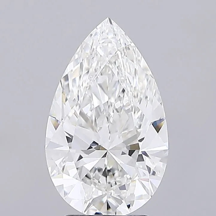 3.50ct Pear Lab Grown Diamond (Colour F, Clarity VVS2, IGI Certified)