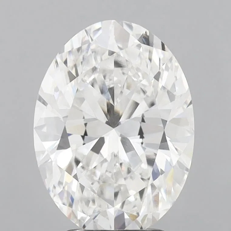 3.53ct Oval Lab Grown Diamond (Colour E, Clarity VVS2, IGI Certified)