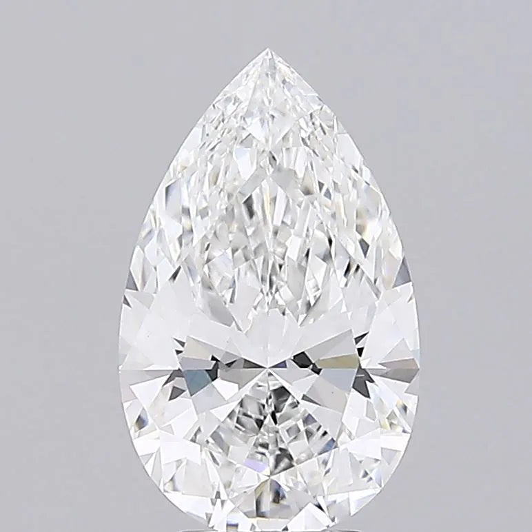 3.91ct Pear Lab Grown Diamond (Colour E, Clarity VVS2, IGI Certified)