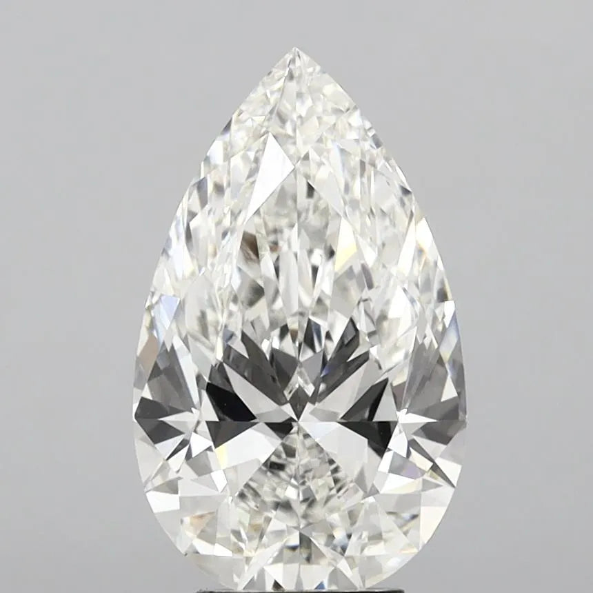 5.02ct Pear Lab Grown Diamond (Colour G, Clarity VVS2, IGI Certified)