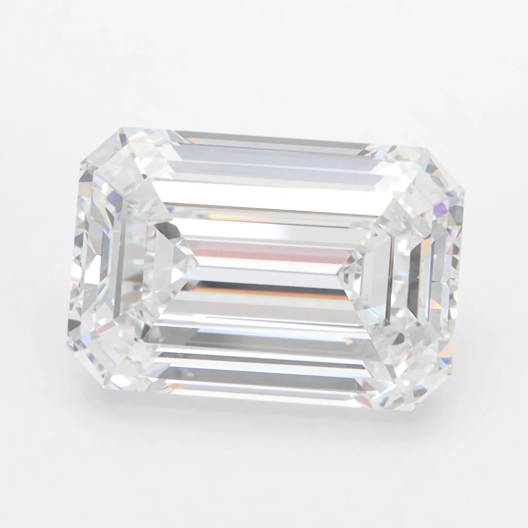 4.00ct Emerald Lab Grown Diamond (Colour D, Clarity VVS1, GIA Certified)