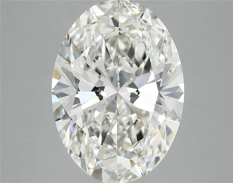 4.00ct Oval Lab Grown Diamond (Colour G, Clarity VVS2, IGI Certified)