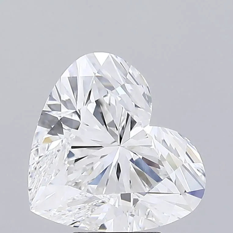 5.07ct Heart Lab Grown Diamond (Colour E, Clarity VVS2, IGI Certified)