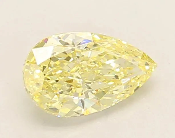 0.70ct Pear Lab Grown Diamond (Colour Fancy Intense Yellow, Clarity VS1, IGI Certified)