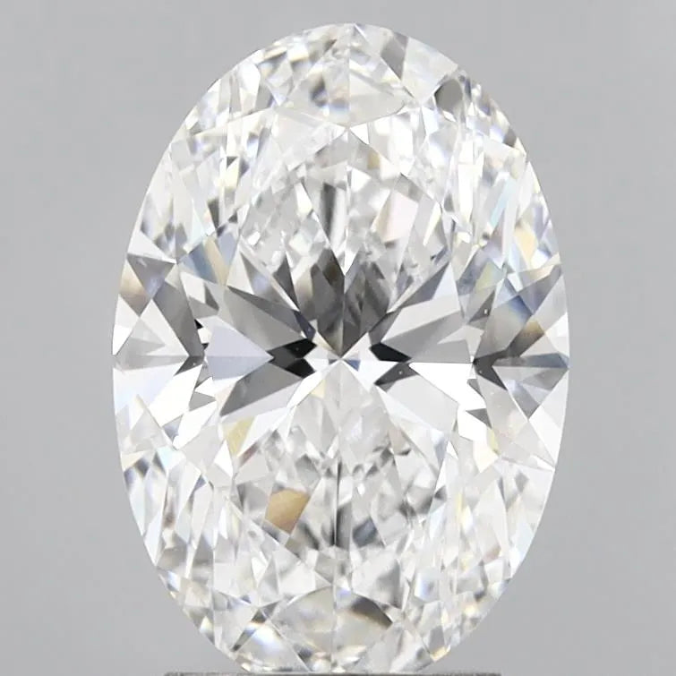 3.08ct Oval Lab Grown Diamond (Colour E, Clarity VVS1, IGI)