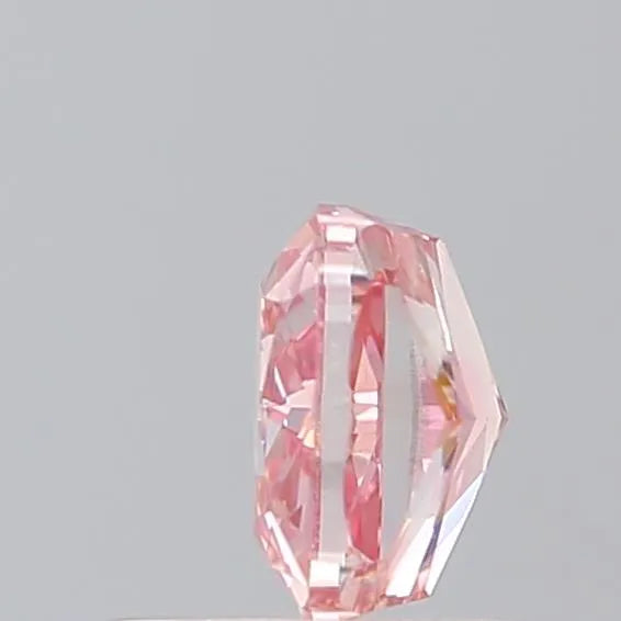 0.73ct Cushion brilliant Lab Grown Diamond (Colour Fancy Vivid Pink, Clarity VS1, IGI Certified)