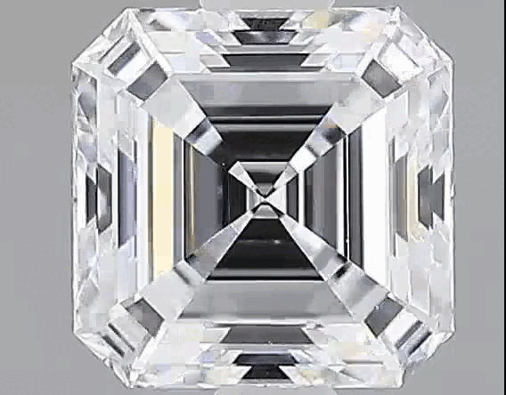 Diamant de laboratoire taille Asscher