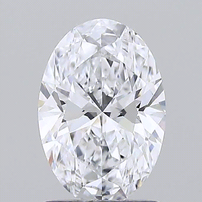 1.25ct Oval Lab Grown Diamond (Colour D, Clarity VVS2, IGI Certified)