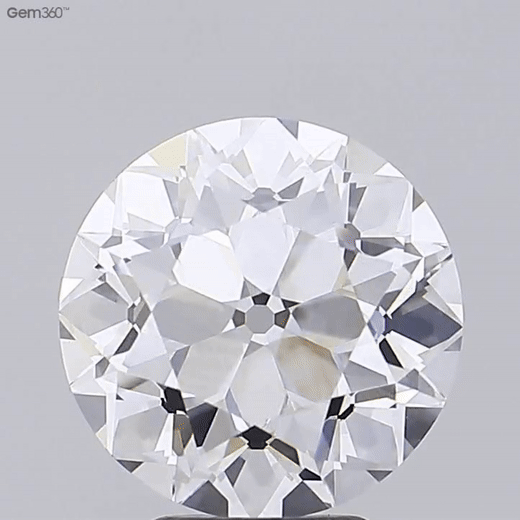 Diamant de laboratoire 3,13 carats taille Old European Cut, couleur E, pureté VVS2, certifié IGI – Exquisite Lab Diamonds Paris