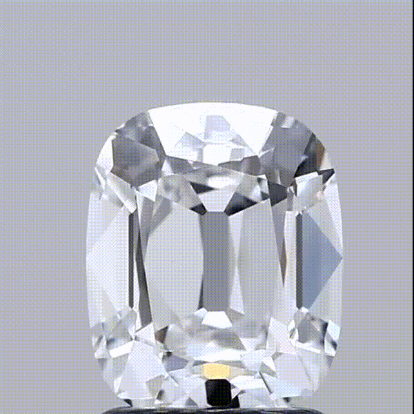 Taille ancienne 1,68 carat, diamant de laboratoire couleur D, certificat GIA, Exquisite Lab Diamonds Paris