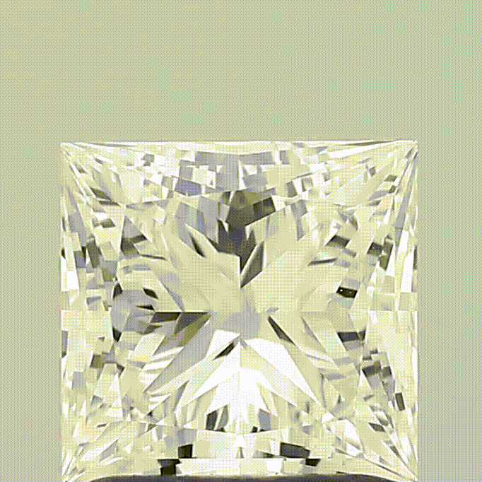 Diamant princesse de laboratoire - couleur D - pureté VVS2 - certificat IGI - ExquisiteLabDiamonds Paris