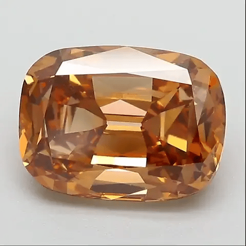 diamant de laboratoire taille ancienne -  3 carats - couleur champagne - certificat IGI - Exquisite Lab Diamonds Paris.