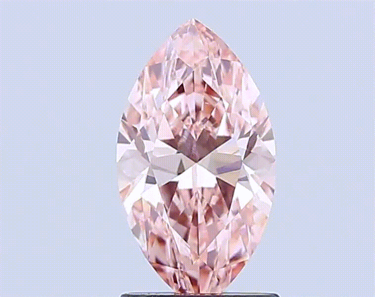 Diamant-de-laboratoire-marquise-rose