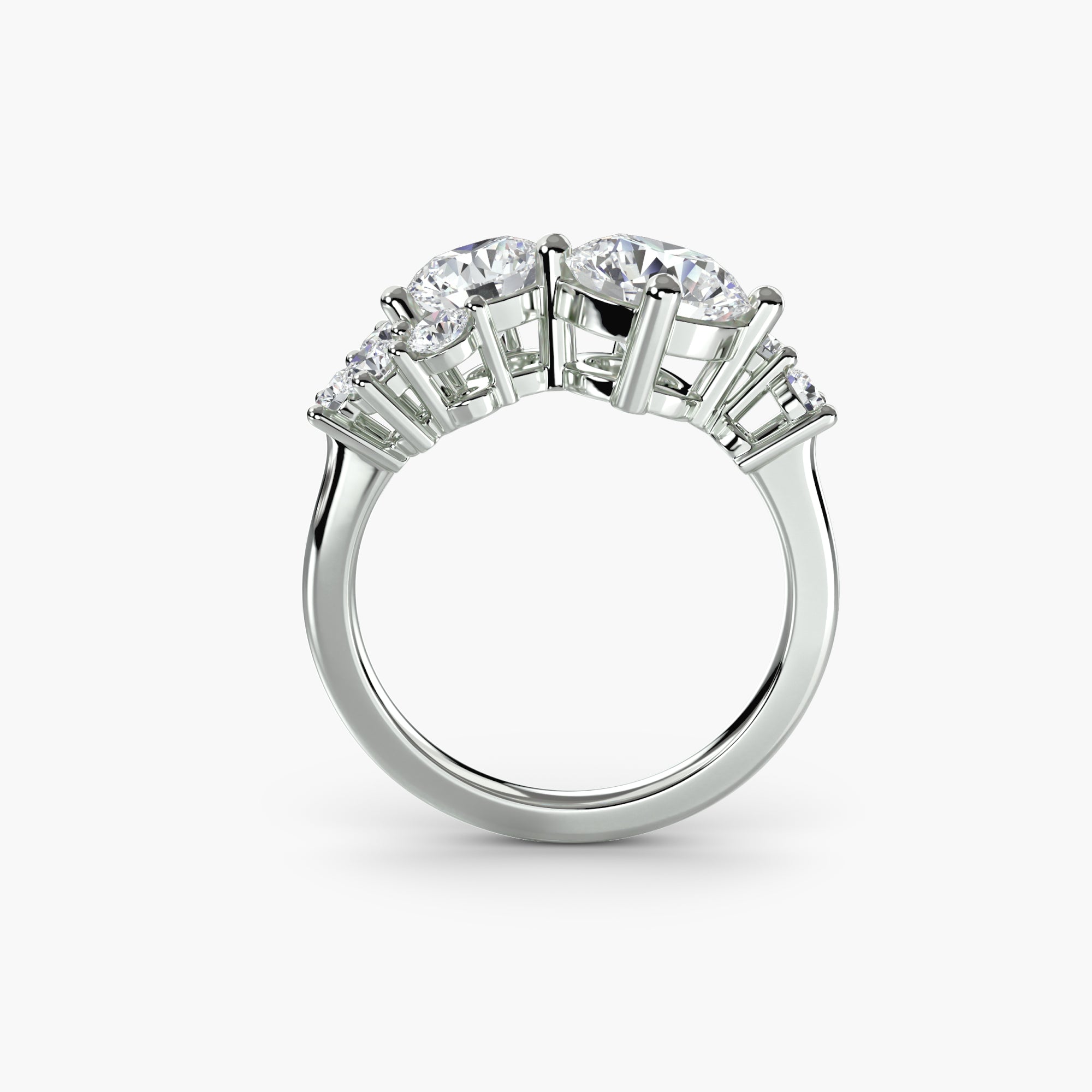 Bague Gemini est un "Toi & Moi" à personnaliser. Maison Exquisite Lab Diamonds Paris