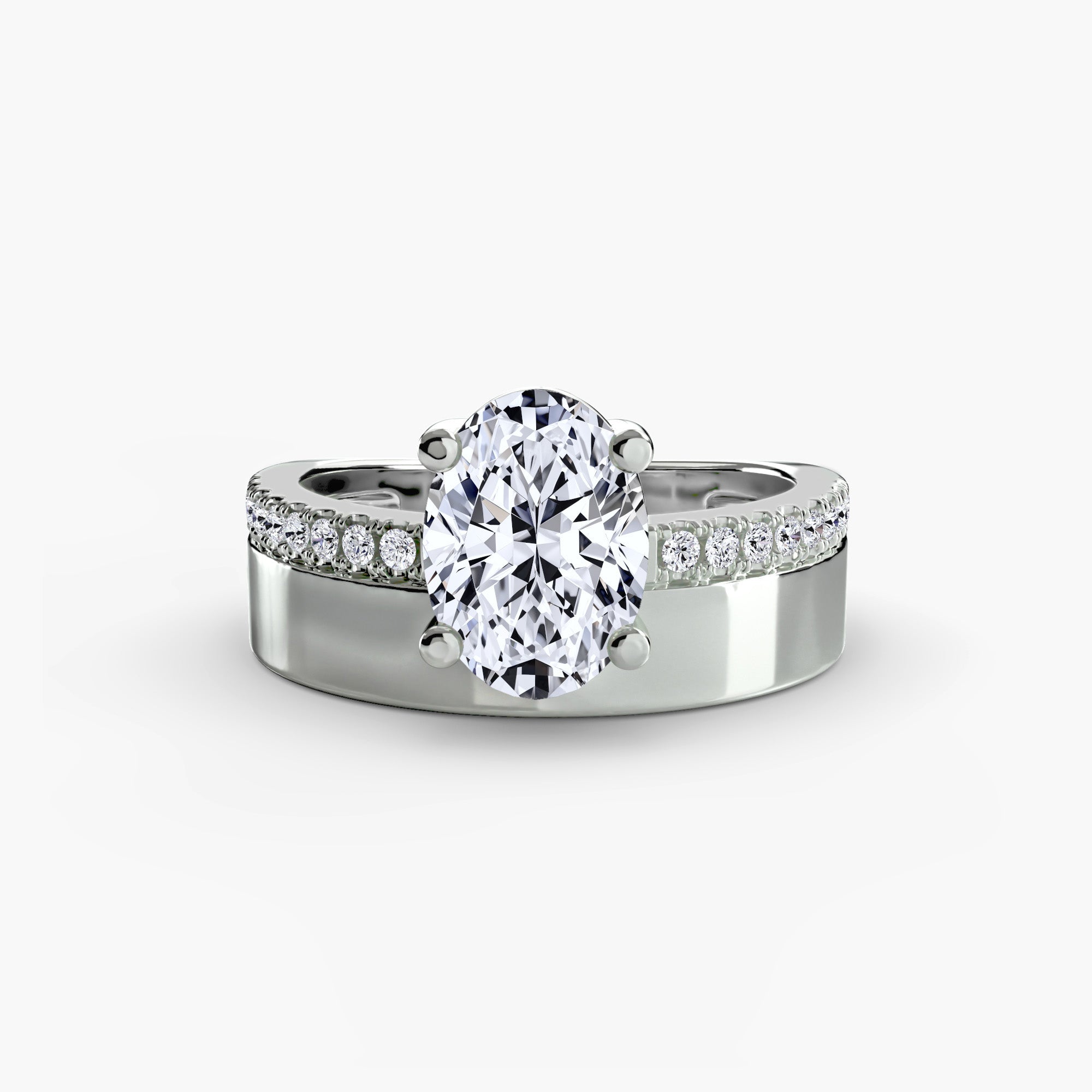 Bague personnalisable Théthis par la Maison Exquisite Lab Diamonds. Or 18K & Diamants de laboratoire