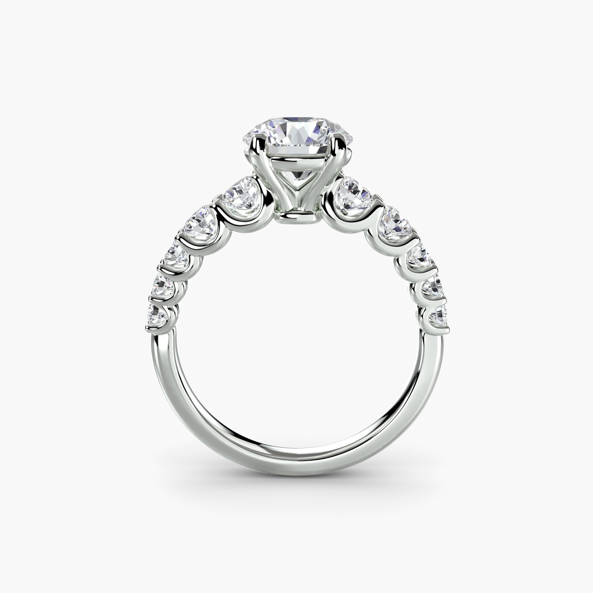 Bague Syzygy personnalisable en diamants de laboratoire or 18K ou platine. Exquisite Lab Diamonds Paris