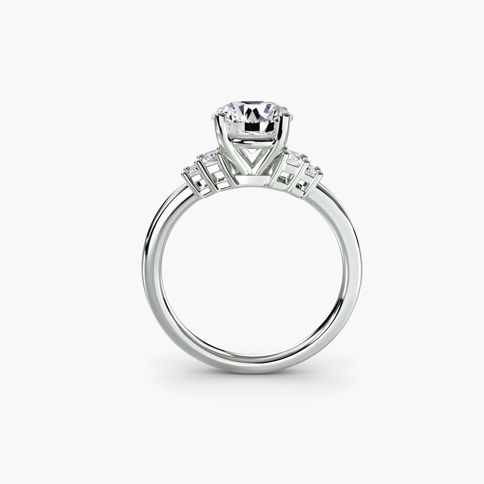 Bague Iô, bijou personnalisable en diamant de laboratoire et métal précieux. Exquisite Lab Diamonds Paris.