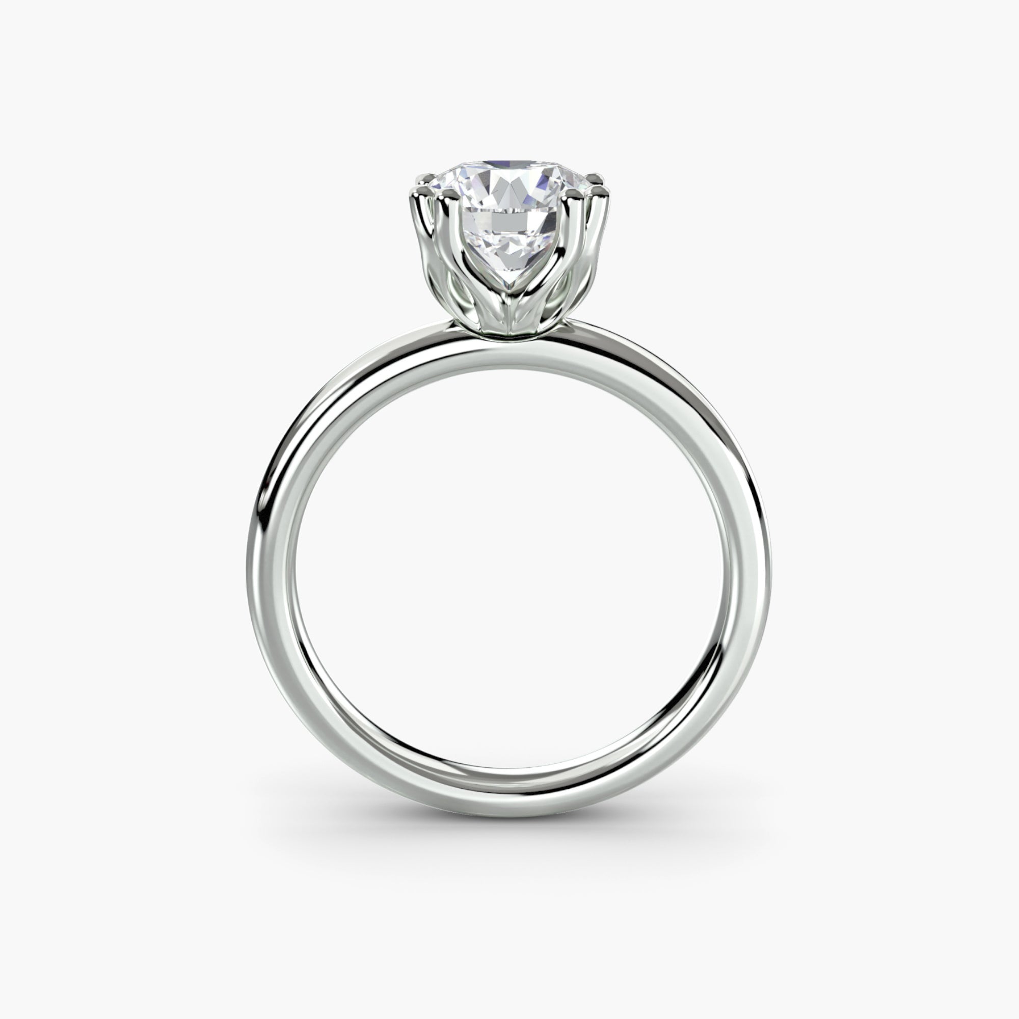 Bague Lysande, solitaire en diamant de laboratoire, or 18K ou platine, à personnaliser sur exquise Lab Diamonds