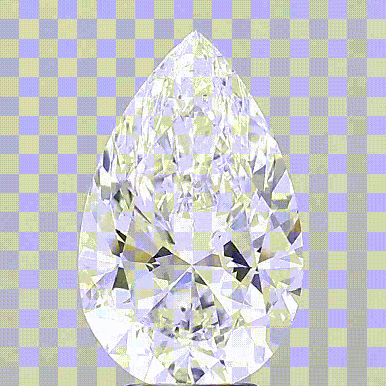 diamant de laboratoire Poire - 5,09 carats - Couleur E - Pureté VVS - Certificat IGI - Maison française Exquisite Lab Diamonds