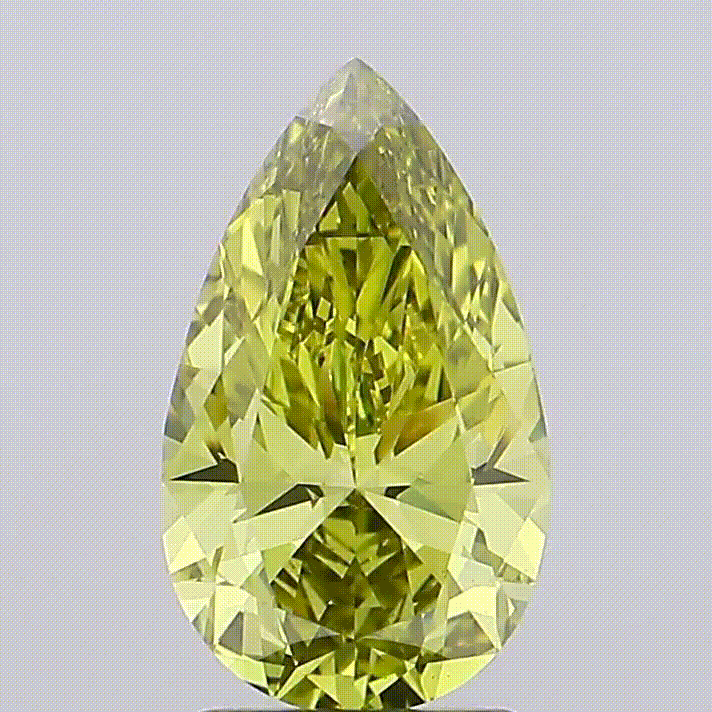 Diamant de laboratoire fancy Intense greenish - Exquisite Lab Diamonds