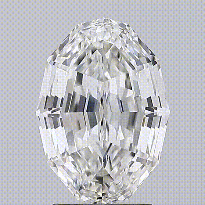 Diamant de laboratoire Ovale modifié de 3 carats - certificat IGI - Exquisite Lab Diamonds Paris